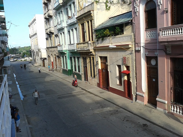 'View from the terrace' Casas particulares are an alternative to hotels in Cuba.